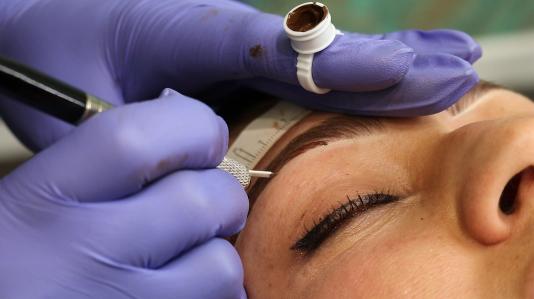 Microblading is a procedure to enhance the look of a client's eyebrows.