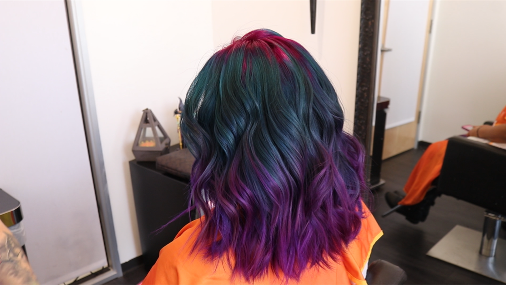 Vivid Hair w/ Jessica Warburton @hairhunter using Matrix Socolor Cult Tri- Color - The Hair Game