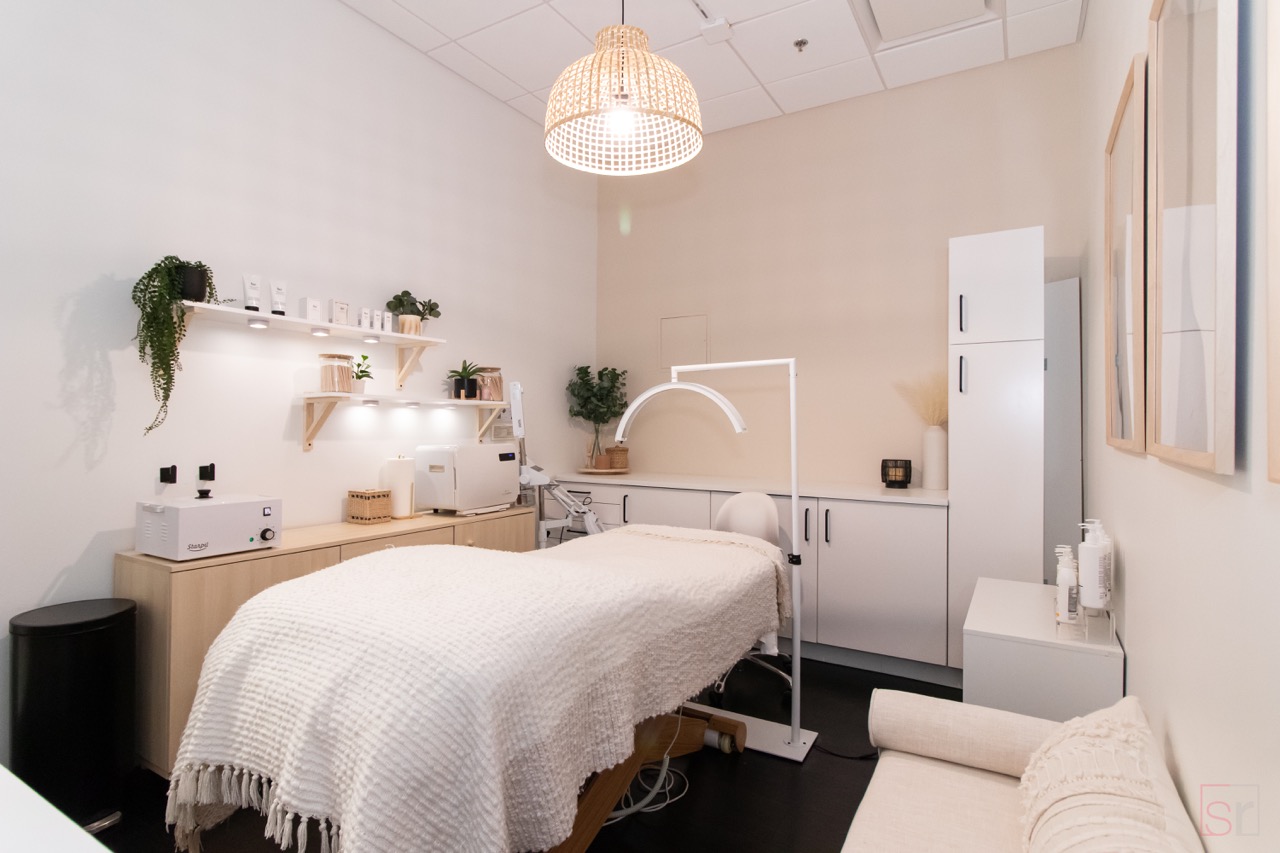 Leasing a salon suite offers a private, intimate experience for your client which is necessary for esthetician services.